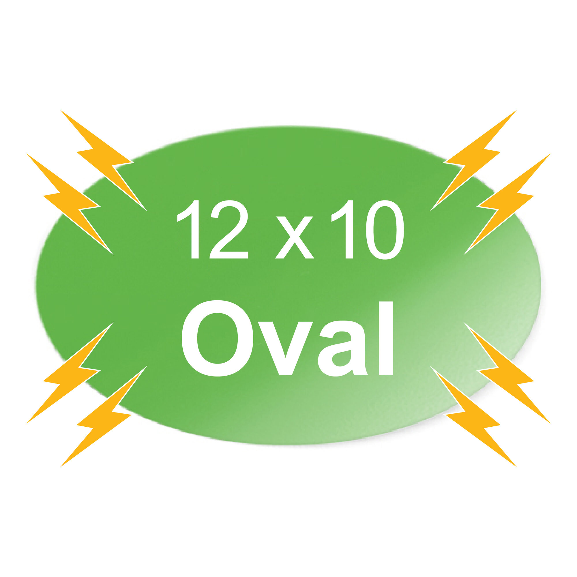 12 x 10 inch Oval Magnets