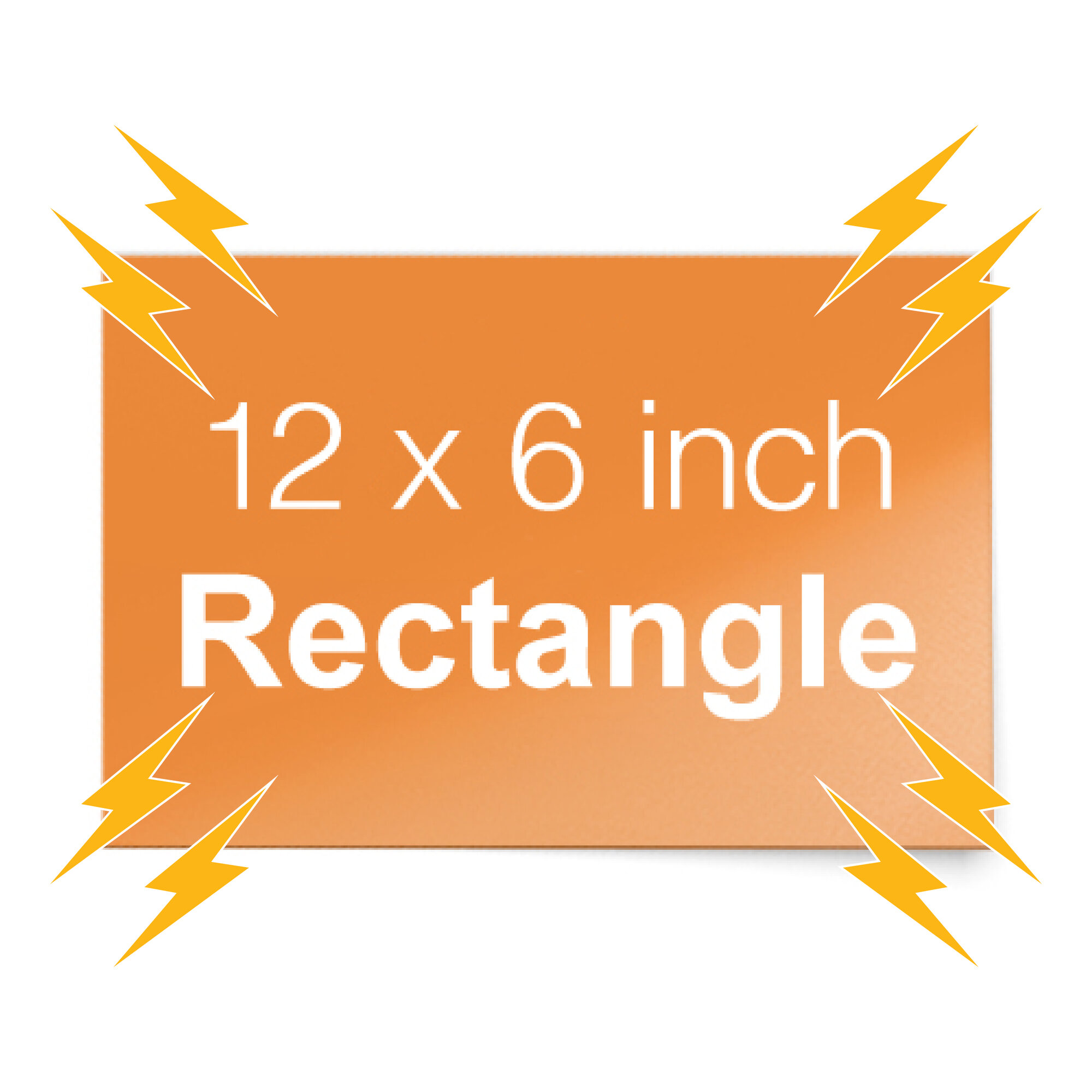 12 x 6 inch Rectangle Magnets