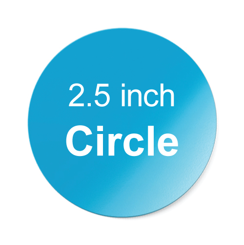2.50 inch Circle Stickers