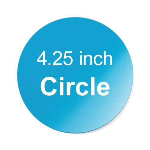 4.25  inch Circle Stickers