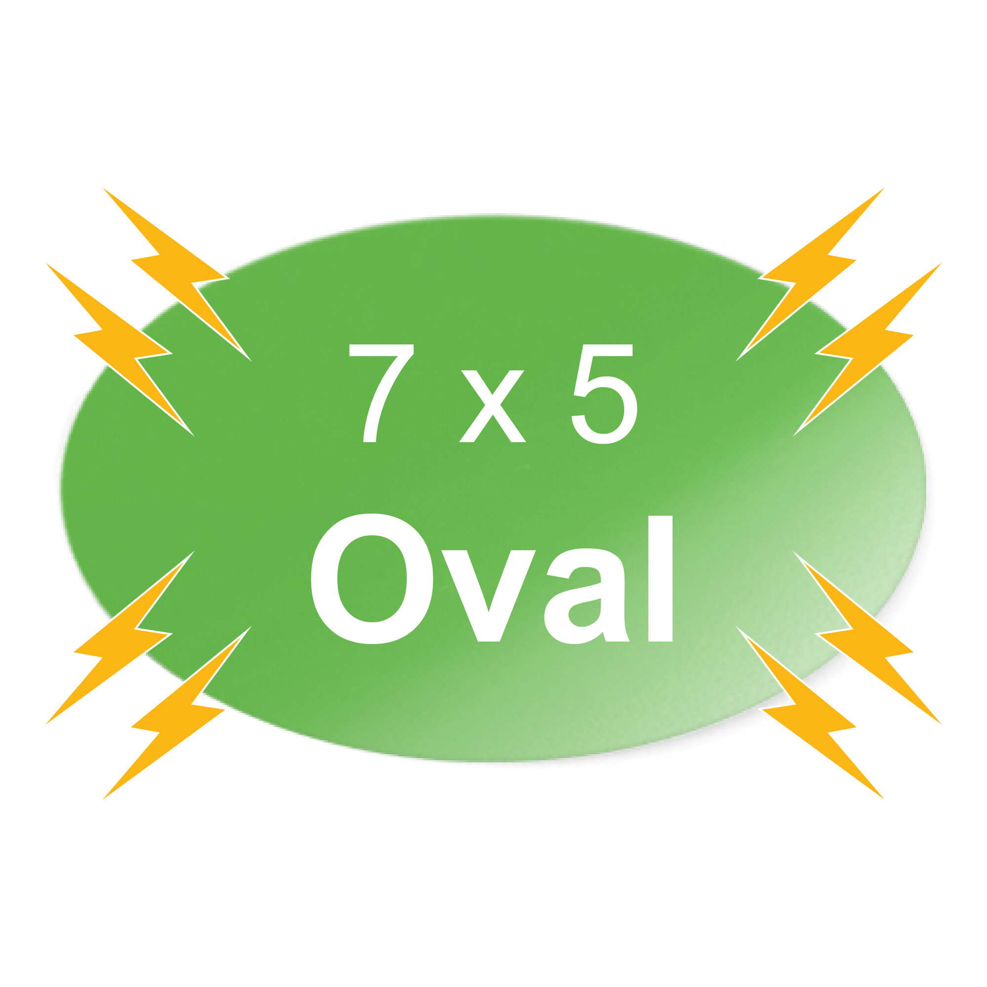 7 x 5 inch Oval Magnets