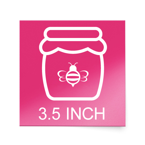 3.5  Inch Square Stickers