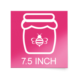 7.5 Inch Square Stickers