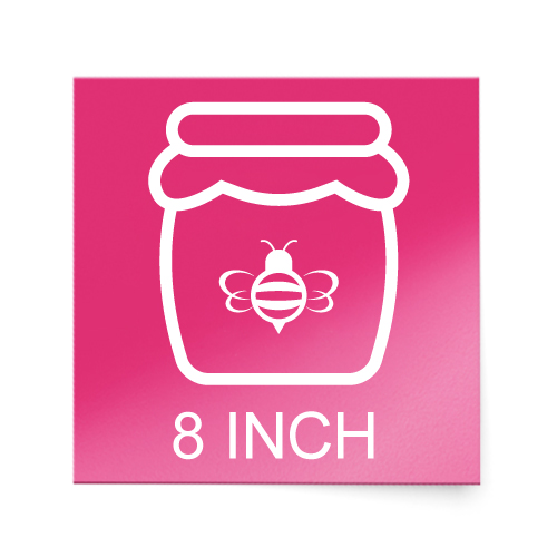 8 Inch Square Stickers