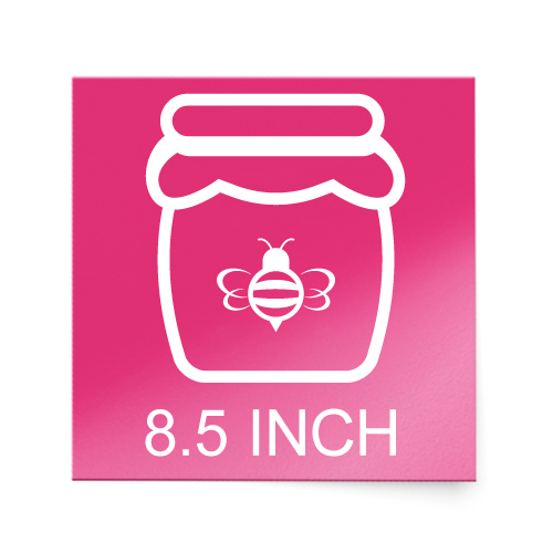 8.5 Inch Square Stickers