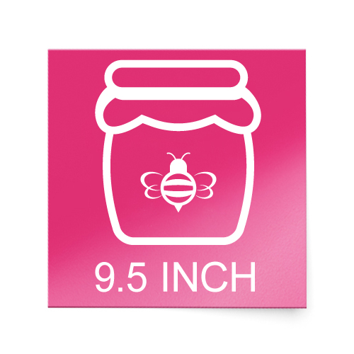 9.5 Inch Square Stickers